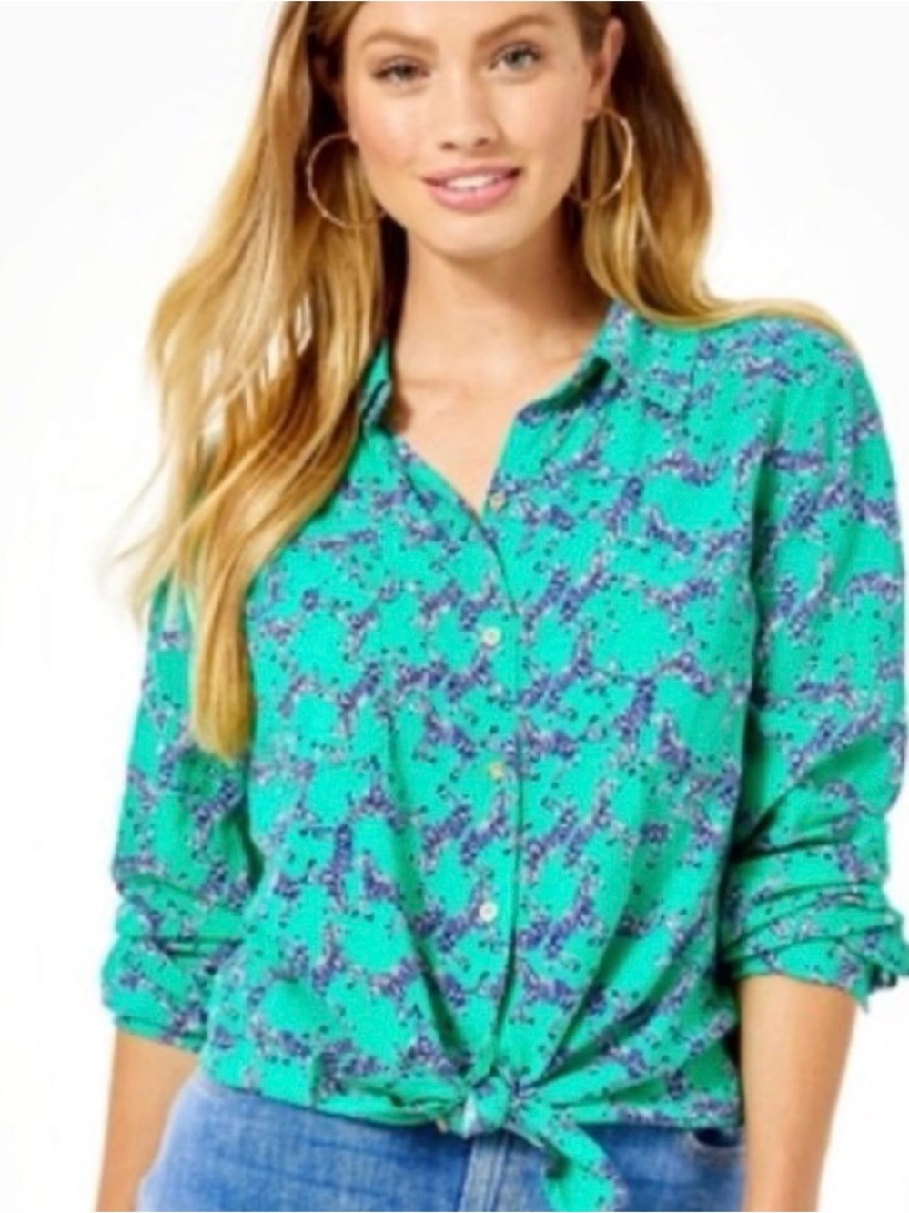 Lilly Pulitzer Button Down Blouse